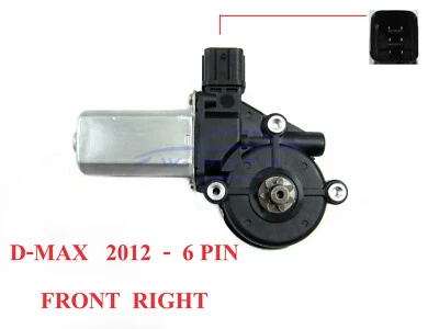 FRONT DOOR RIGHT 6-PIN POWER WINDOW MOTOR FITS ISUZU DMAX D-MAX UTE 2012 - 2019 - image 1 of 4