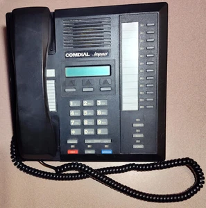 Comdial Impact 80125-GT Black Telephone (MZ122) - Picture 1 of 12