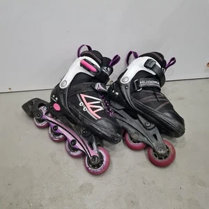 Hudora Inliner Kinder Größe 29, 30, 31, 32 Verstellbar Pink - Bild 1 von 6