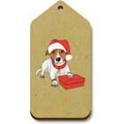 'Christmas Jack Russel' Gift / Luggage Tags (Pack of 10) (TG040493)