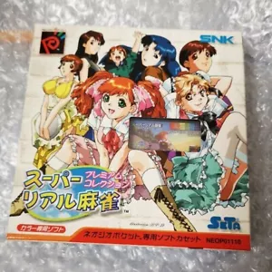 SUPER REAL MAHJONG Premium Collection Neo Geo Pocket Color NEOGEO SNK - Picture 1 of 4