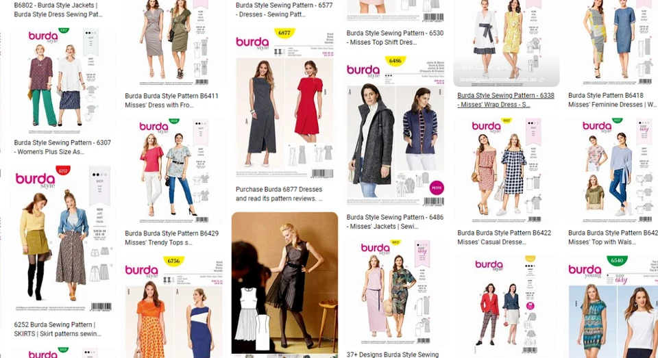 Burda Style - Sewing Patterns - Dress Top coat - New & Uncut - Image 1 of 1