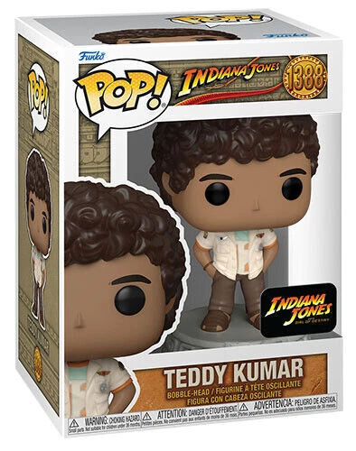 Funko Pop! Movies Indiana Jones and the Dial of Destiny - Teddy Kumar Figura in Vinile