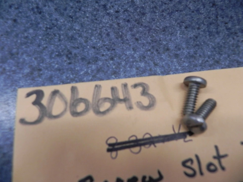 Johnson Evinrude Outboard BRP OMC Water Pump Cover Screw P# 306643 OEM New - Image 1 of 1