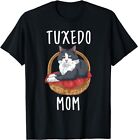 LIMITED Koszula dla kota Damska Tuxedo Kot Prezenty Dziewczęta Tuxedo Mama Prezent T-shirt