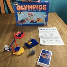 THE OLYMPIGS SKILL AND ACTION CARD GAME BY PAUL LAMOND - RARE 1991 COMPLETE VGC