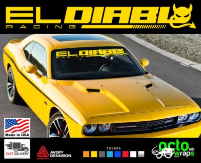fit Dodge Challenger Charger srt demon srt8 Racing calcomania sticker decal hood - Image 1 of 4