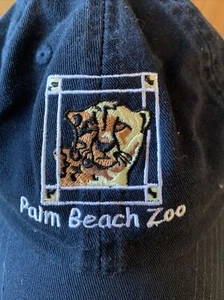 NEW Palm Beach Zoo Kids Size Baseball Hat Cap Navy Blue - Picture 1 of 6