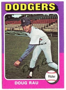 1975 TOPPS MINIS #269 DOUG RAU Los Angeles Dodgers Baseball Card - Picture 1 of 1