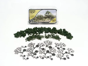 Woodland Scenics 21 Deciduous Tree Kit Includes Sample TR1111 - Picture 1 of 2