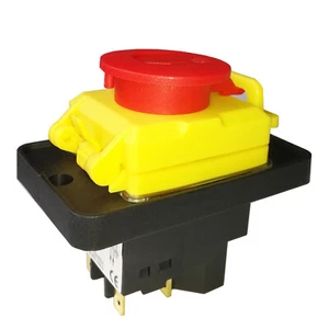 KJD18 KEDU 5-polig industrielle wasserdichte elektromagnetische Sicherheit Drucktasterschalter - Bild 1 von 5