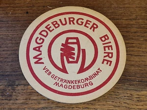 VEB Getränkekombinat Magdeburg | Bierdeckel Magdeburger Biere | 107mm | Ostalgie - Bild 1 von 2