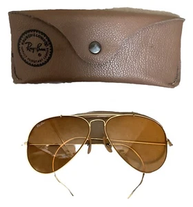 Vintage B&L RAY-BAN 58-14mm GEP Allwetter Ambermatic Pilotenbrille - Bild 1 von 22
