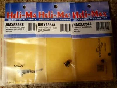 HELIMAX NOVUS CX HMXE8538 Varilla de empuje de bola HMXE8541 Bloque de cabeza y HMXE8544 Foto 1 de 4