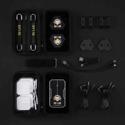 Dispositivos de choque de botón inalámbricos DG-LAB "COYOTE" E-Stim Powerbox 3.0 "PawPrints" Foto 1 de 4