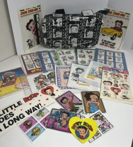 VTG Betty Boop Stamp Collection LOT with COA + Stickers and more! Vintage - Picture 1 of 10