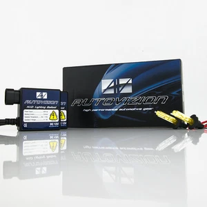 Autovizion 35 Watt Super Compact H3 3000K Golden Yellow HID Xenon Kit Fog Light - Bild 1 von 10