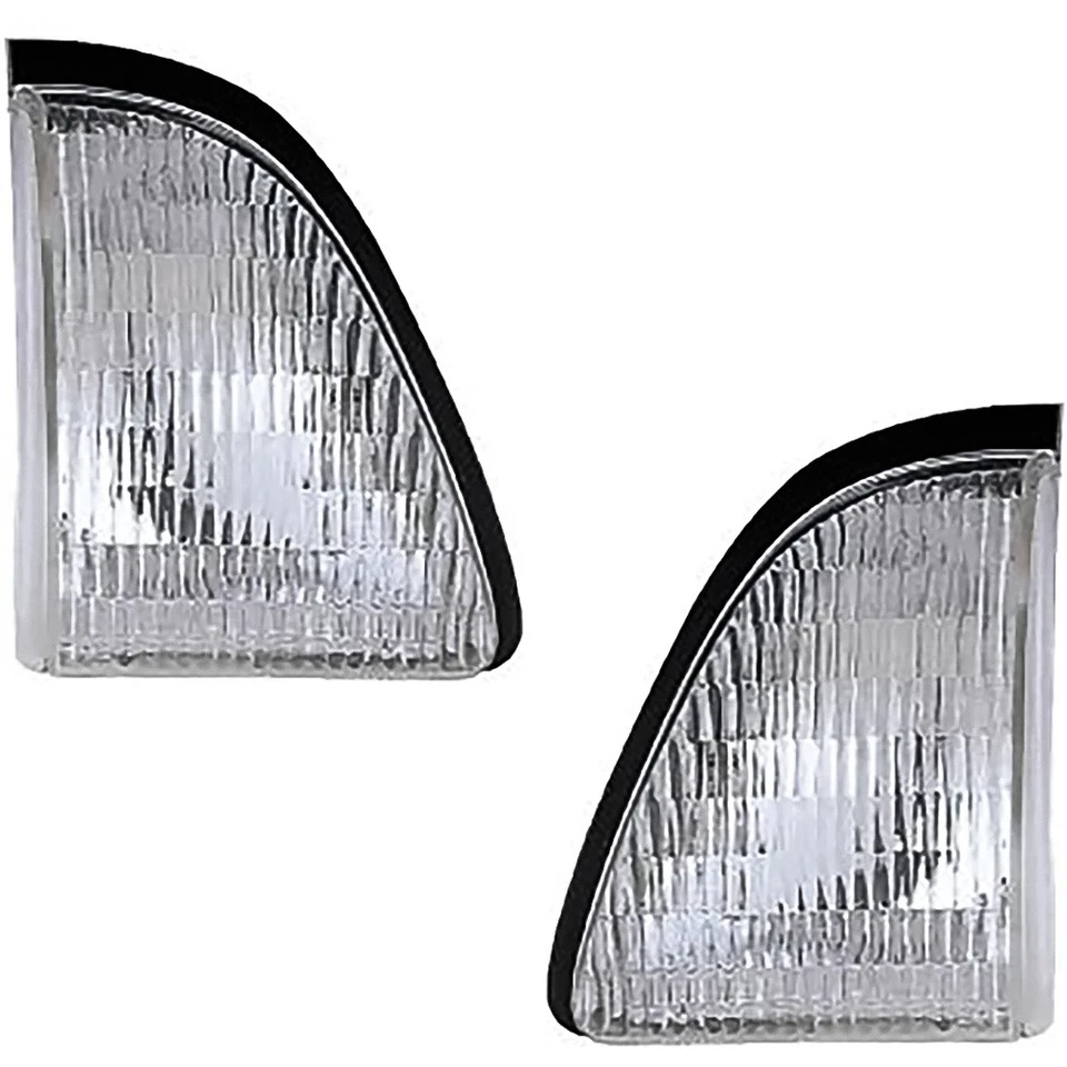 Ford Mustang 1987-93; conjuntos de luces de estacionamiento; lente transparente; izquierda y derecha Foto 1 de 1