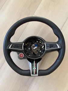 Alfa Romeo Giulia Quadrifoglio Leather Steering Wheel 2017 - 2024 - Picture 1 of 3
