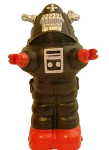 PLANETA PROHIBIDO: ROBBY EL ROBOT VERSIÓN NEGRO Y ROJO BANCO DE DINERO (MN) - Imagen 1 de 16