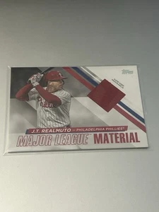 2024 Topps Major League Material JT Realmuto #MLMU-JTR Philadelphia Phillies - Picture 1 of 2