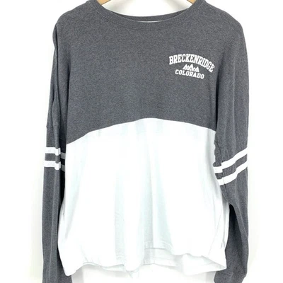 Camiseta estilo jersey algodón SKY Breckenridge Colorado deletrear M unisex Foto 1 de 4