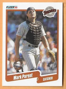 MARK PARENT SAN DIEGO PADRES #164 - FLEER NM-MT 1990 - Picture 1 of 2