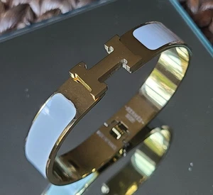 Pulsera de lujo de acero inoxidable con hebilla en H Clic - Imagen 1 de 5