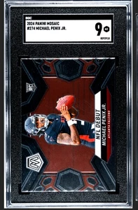 2024 Panini Mosaic #274 Michael Penix Jr. SGC 9 4353 - Foto 1 di 2