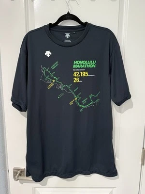 Camisa Honolulu Marathon 2018 - XL para hombre nueva con etiquetas Foto 1 de 4