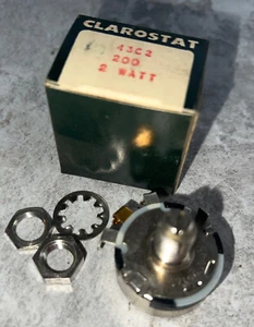 Clarostat 43C2 200 2 vatios 625-8348 reedición excedente - Imagen 1 de 2