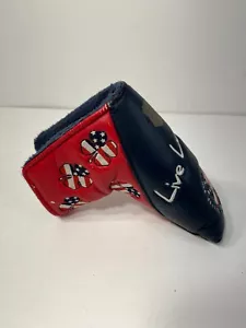 Clover Black Live Lucky Golf Putter Cover - Rot Weiß Blau - Blade Putter WERT - Bild 1 von 4