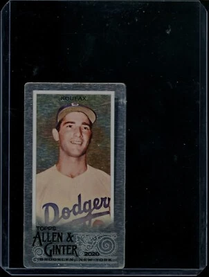 Topps Allen And Ginter Sandy Koufax 2020 mini metal SSP/3 Dodgers Foto 1 de 2