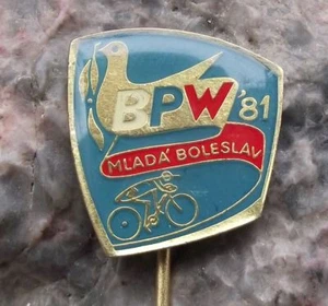 1981 WBP International Bicycle Peace Race Mlada Boleslav Bike Dove BPW Pin Badge - Bild 1 von 4