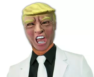 CANDIDATE DONALD TRUMP LATEX MASK ADULT HALLOWEEN COSTUME ACCESSORY - Picture 1 of 1