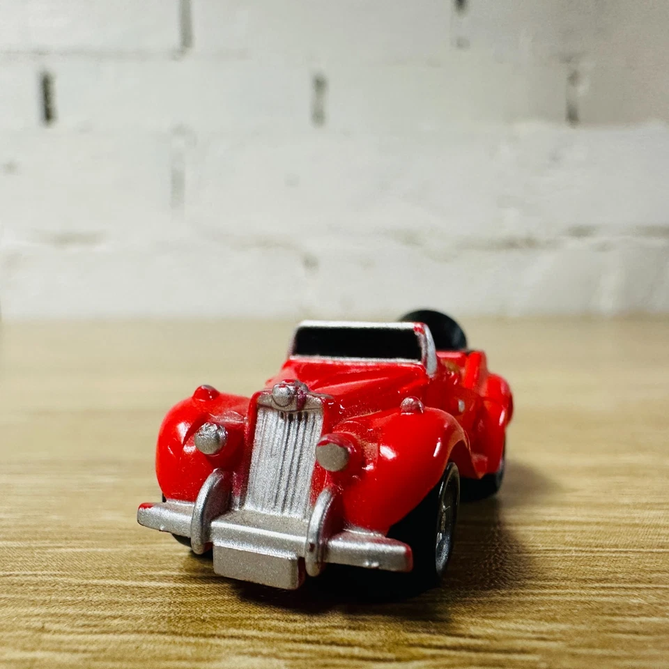 Micro Machines Galoob Miniature 1950s 50s MG TF Convertible Red Black - Image 1 of 4