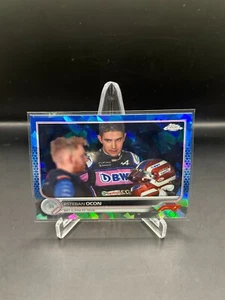 2022 Topps Chrome Formula 1 Sapphire Esteban Ocon #42 BWT Alpine F1 Team - Picture 1 of 2