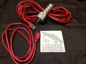 Lowrider Hydraulics, RED Aluminum Hop Handle, *1 pcs PreWired - Bild 1 von 1