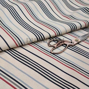 Classic Stripe Ticking Fabric 87 Inches Wide 100% Cotton Sold by Meter - Picture 1 of 1