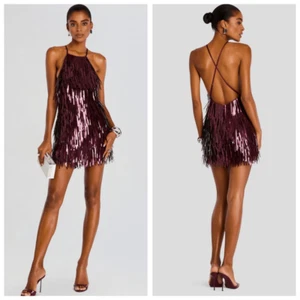 Nuevo con etiquetas Mini Vestido Retrofete ROMEE Lentejuelas Talla Pequeña - Imagen 1 de 16