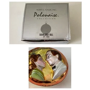 Kurt Adler Polonaise Casablanca palla vetro decorazione albero di Natale 1999 AP1065 - Foto 1 di 22