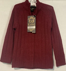 NEW | X Label | Boys Medium 5/6 | Maroon Long Sleeve Sweater | New with Tags - Picture 1 of 10