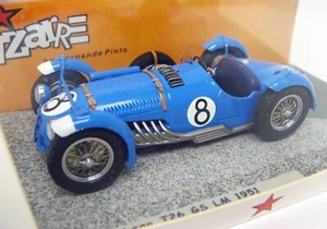 1951 Talbot Lago T26 GS #8 Le Mans E Chaboud L Vincent 1/43 Bizarre BZ431 MB - Picture 1 of 2