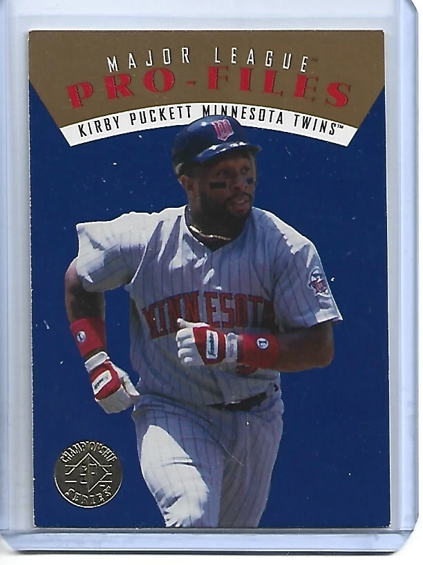 Kirby Puckett-Minnesota Twins-1995 SP Championship Pro Files #167 - Image 1 of 2
