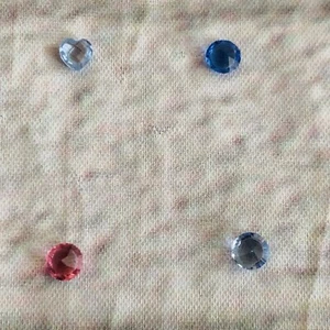 Dijes de búho origami retirados/difíciles de encontrar corazón y diamantes sintéticos - Imagen 1 de 6