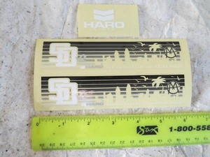 CALCOMANÍAS HARO REALES BMX DENNIS ENARSON FIRMA MODELO PEGATINAS NEGRAS CARRERAS - Imagen 1 de 1