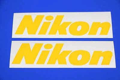 (PAR) Calcomanía con logotipo Nikon pegatina de vinilo cámara videocámara fotografía DSLR foto Foto 1 de 4