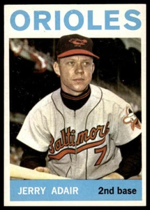 1964 Topps #22 Jerry Adair Baltimore Orioles Baseball - Bild 1 von 2