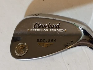 CLEVELAND PRECISION FORGED Reg. 588 WEDGE 52* 52.8 Tour Zip Grooves -WEDGE FLEX - Picture 1 of 8