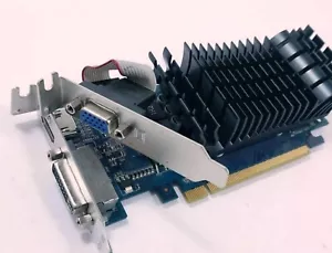 PCI-E 2.0 Low P. LP graphic card ASUS NVIDIA GeForce EN210 SILENT/DI/1GD3/1GB - Picture 1 of 1